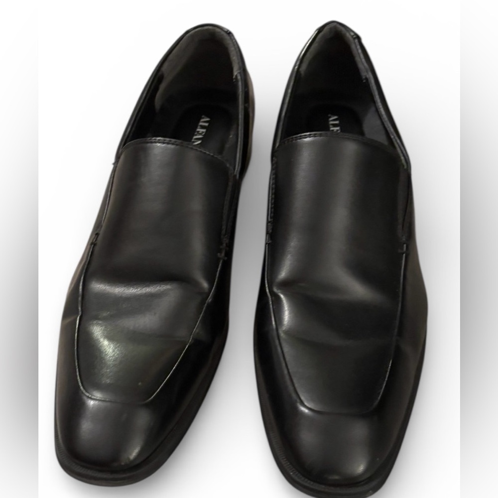 Alfani Men's Sleek Black Slip-On Loafers - Picture 2 of 8